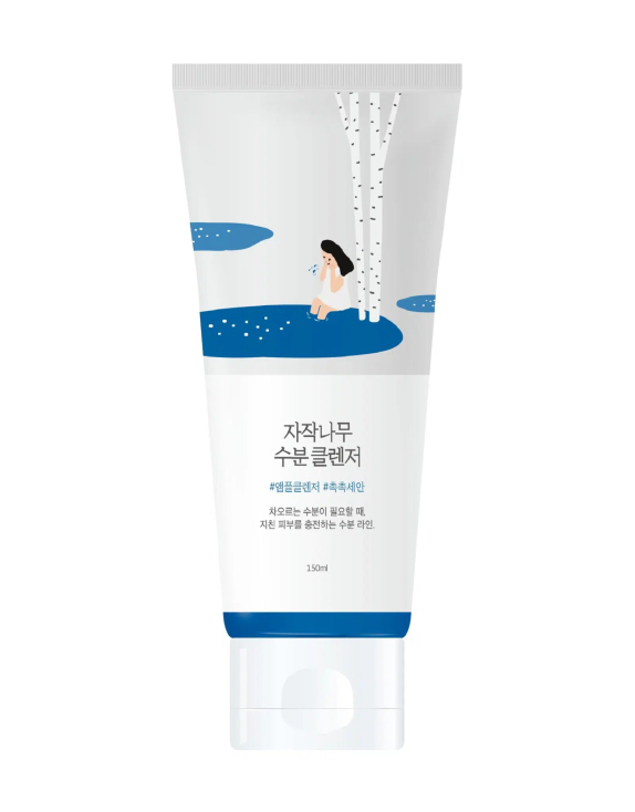 ROUND LAB Birch Juice Moisturizing Cleanser Очищуючий гель для обличчя з березовим соком, 150 мл