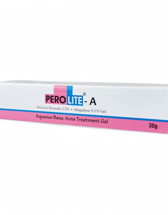Perolite-A Gel Benzoyl Peroxide 2.5% + Adapalene 0.1% Гель від акне з бензоїл пероксидом 2,5% та адапаленом 0,1%, 30 г