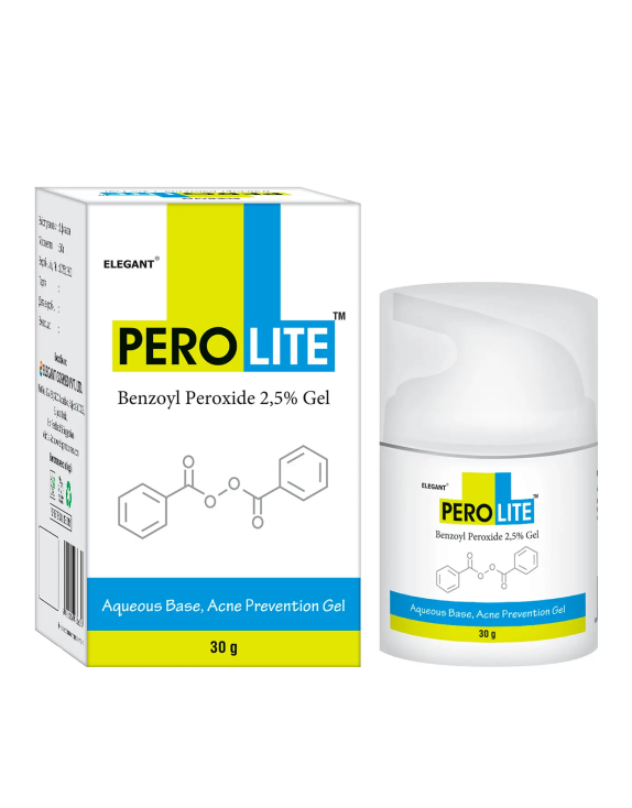 Perolite Benzoyl Peroxide 2.5% Gel Гель від акне з бензоїл пероксидом 2,5%, 30 г