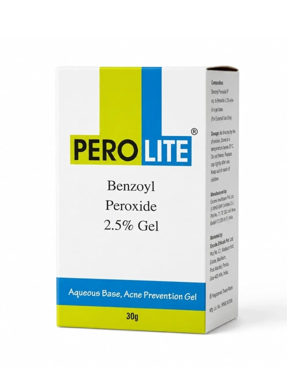 Perolite Benzoyl Peroxide 2.5% Gel Гель від акне з бензоїл пероксидом 2,5%, 30 г