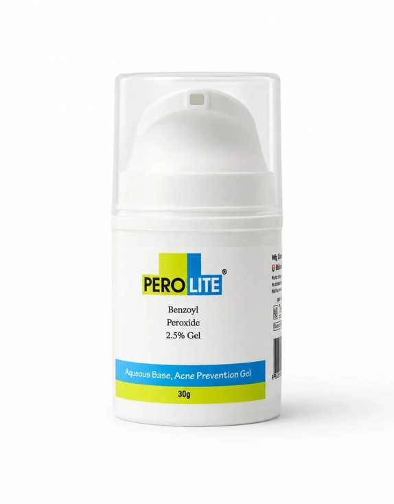 Perolite Benzoyl Peroxide 2.5% Gel Гель від акне з бензоїл пероксидом 2,5%, 30 г