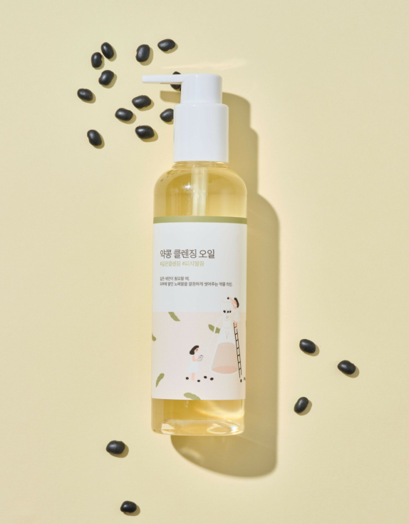 ROUND LAB Soybean Cleansing Oil Гідрофільна олія для очищення обличчя з чорними соєвими бобами, 200 мл