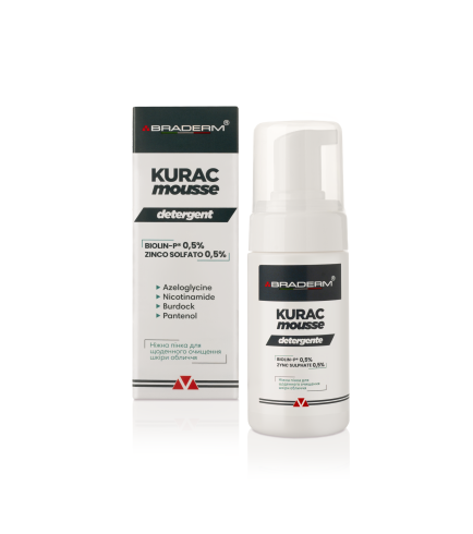 Braderm Kurac Cleansing Mousse пінка для вмивання, 100 мл