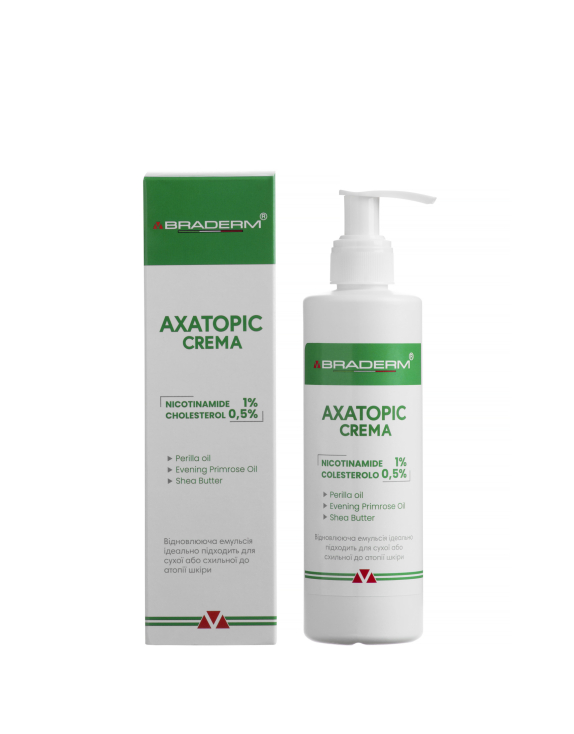 Braderm Axatopic Cream Заспокійливий крем для атопічної шкіри, 250 мл