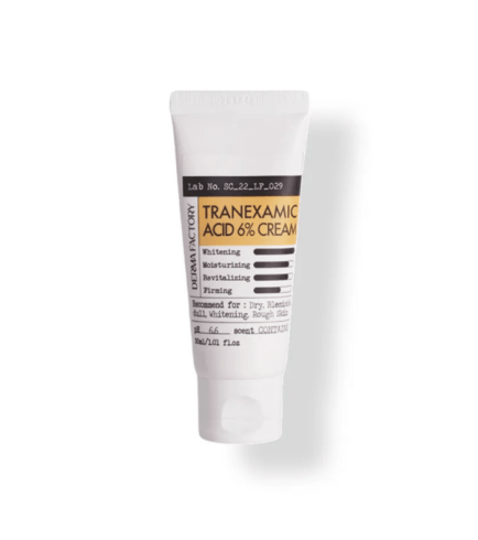 Derma Factory Tranexamic Acid 6% Cream Освітлюючий антиоксидантний крем для обличчя, 30 мл
