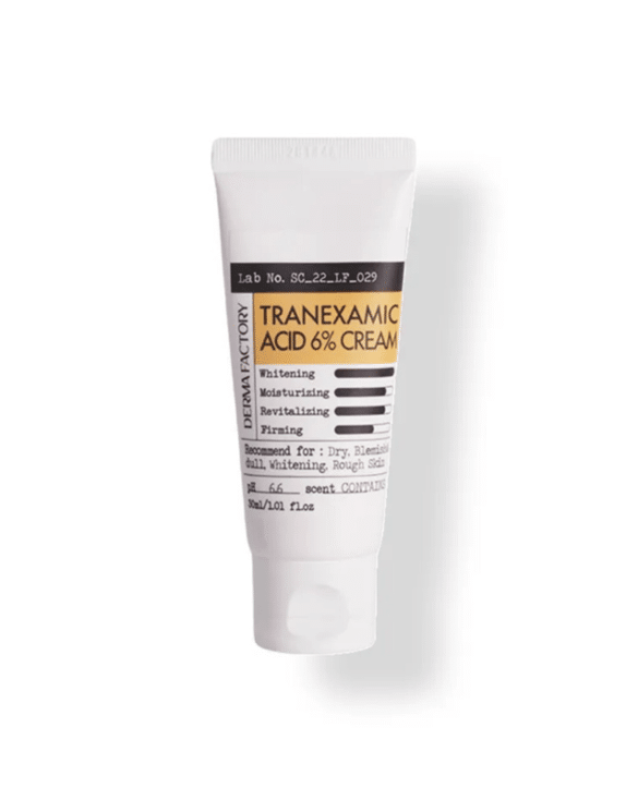 Derma Factory Tranexamic Acid 6% Cream Освітлюючий антиоксидантний крем для обличчя, 30 мл