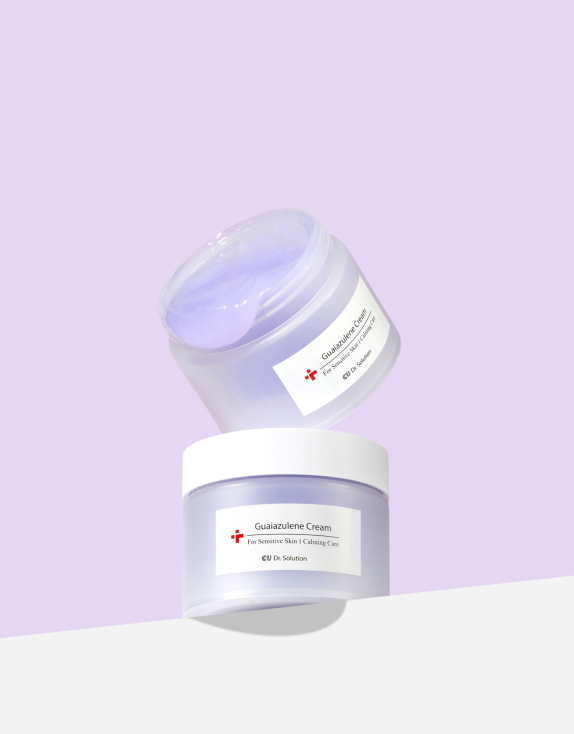 CU Dr.Solution Guaiazulene Cream Інтенсивний заспокійливий крем з гвайазуленом, троксерутином та менадіоном, 50 мл