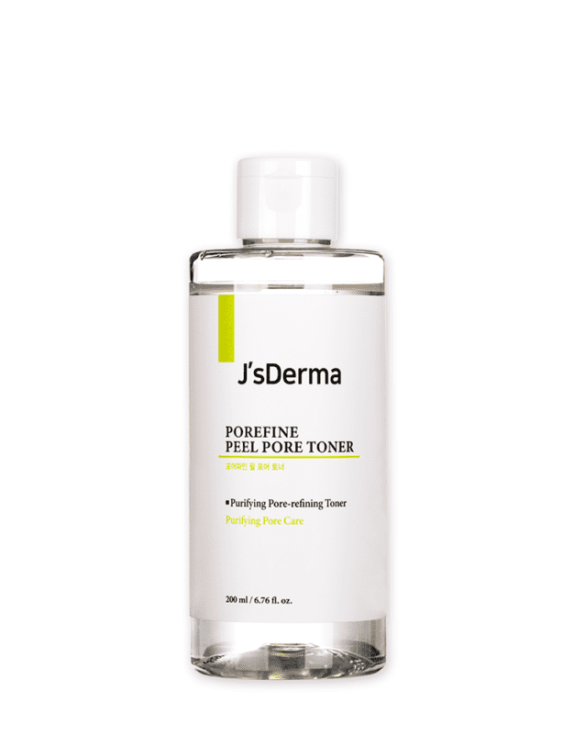 J’sDerma porefine peel pore toner — тонер для очищення пор з AHA-кислотою, 200 мл