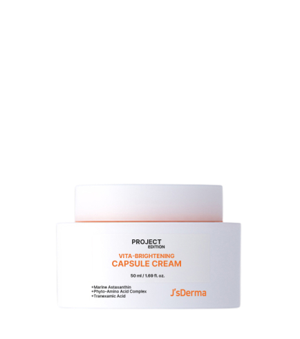 J’sDerma project edition vita-brightening capsule cream — вітамінний крем для сяйва та вирівнювання тону, 50 мл