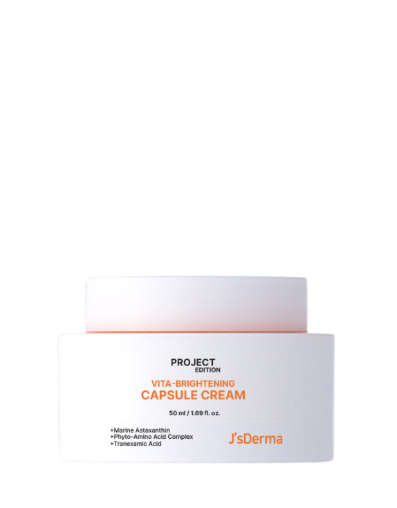J’sDerma project edition vita-brightening capsule cream — вітамінний крем для сяйва та вирівнювання тону, 50 мл