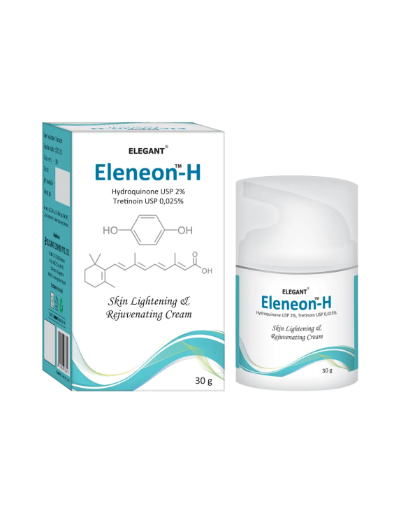 Eleneon-H Cream Крем для обличчя з гідрохіноном та третиноїном для омолодження та освітлення шкіри, 30 г