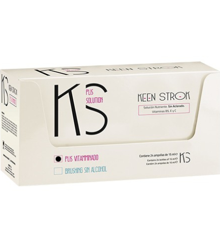 Keen Strok Vitamin Plis Solution — Вітамінний лосьйон із колагеном для зміцнення волосся, 24 ампули × 15 мл