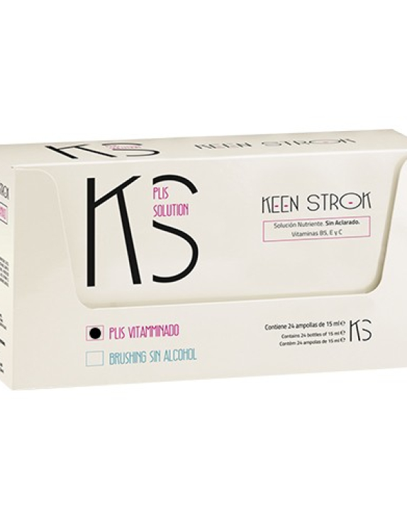 Keen Strok Vitamin Plis Solution — Вітамінний лосьйон із колагеном для зміцнення волосся, 24 ампули × 15 мл