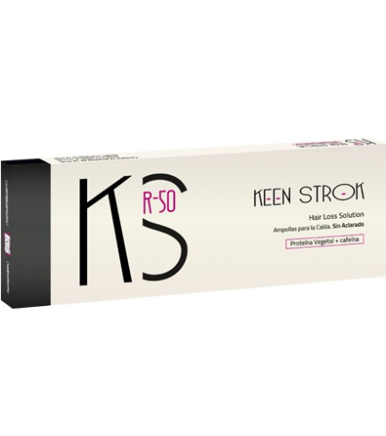 Keen Strok R-50 Hair Loss Lotion — Лосьйон від випадіння волосся з плацентарним екстрактом, 12 ампул × 15 мл