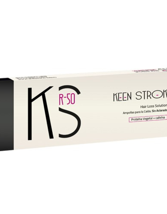 Keen Strok R-50 Hair Loss Lotion — Лосьйон від випадіння волосся з плацентарним екстрактом, 12 ампул × 15 мл
