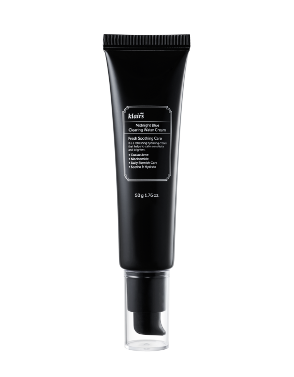 Dear, Klairs Midnight Blue Clearing Water Cream Зволожуючий крем-гель для обличчя, 50 мл
