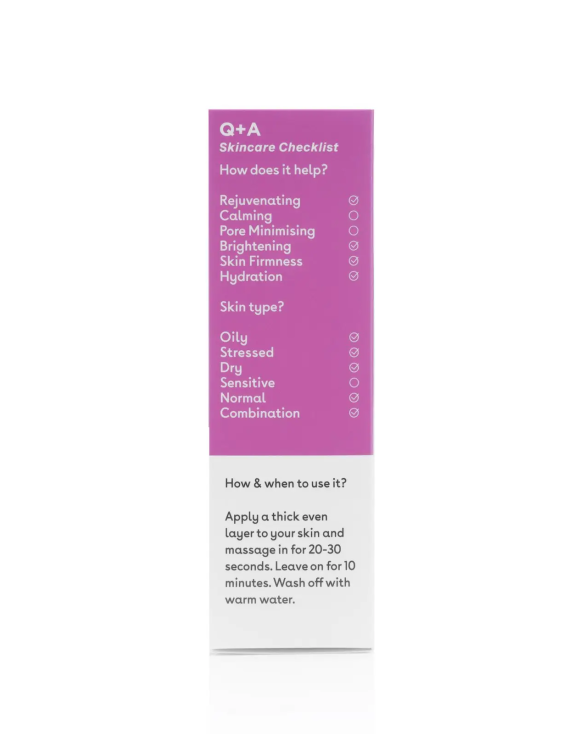 Q+A Vitamin A.C.E. Warming Gel Mask Мультивітамінна гель-маска для обличчя, 75 мл