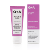 Q+A Vitamin A.C.E. Warming Gel Mask Мультивітамінна гель-маска для обличчя, 75 мл