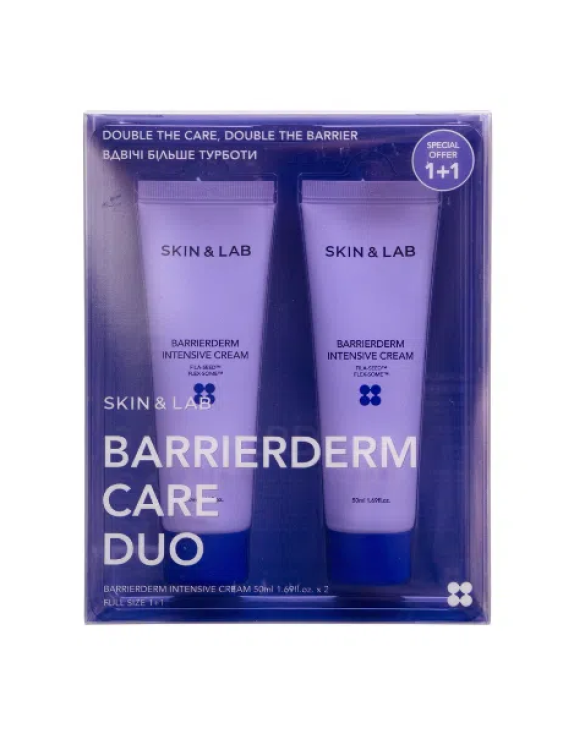 SKIN&LAB Barrierderm Care Duo Set Набір бар’єрних кремів для обличчя, 50+50 мл