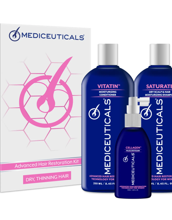 Mediceuticals Advanced Hair Restoration Kit Набір для росту волосся для жінок (сухе волосся)