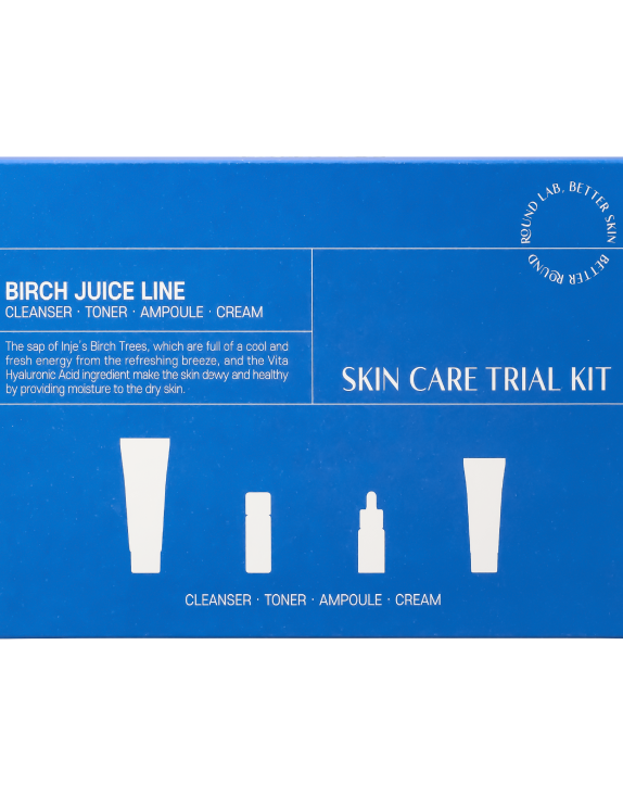 ROUND LAB Birch Juice Trial Kit Набір мініверсій засобів з березовим соком