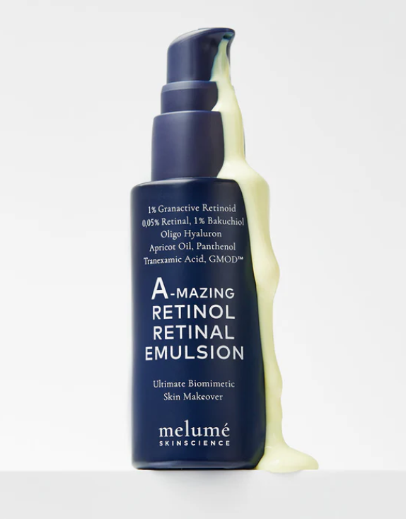 Melumé Skinscience A-Mazing Retinol Retinal Emulsion Нічна емульсія для обличчя з ретиноїдом та ретиналем, 30 мл