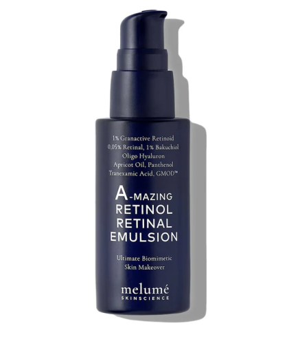 Melumé Skinscience A-Mazing Retinol Retinal Emulsion Нічна емульсія для обличчя з ретиноїдом та ретиналем, 30 мл