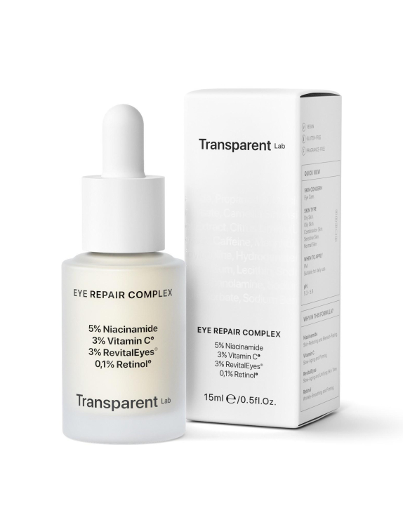Transparent Lab Eye Repair Complex нічна сироватка для зони навколо очей, 15 мл