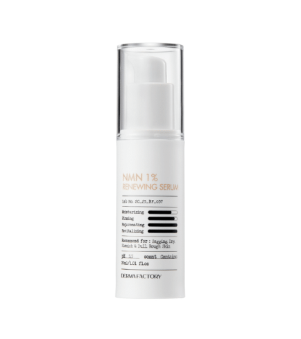 Derma Factory NMN 1% Renewing Serum Оновлююча антиоксидантна сироватка для обличчя, 30 мл