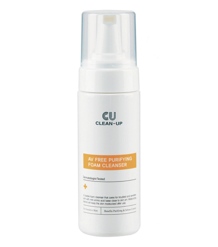Clean-Up AV Free Purifying Foam Cleanser Очищуючий мус для проблемної шкіри, 150 мл