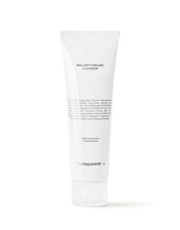 Transparent Lab PHA Soft Peeling Cleanser очищуючий засіб для обличчя з ефектом пілінгу, 150 мл