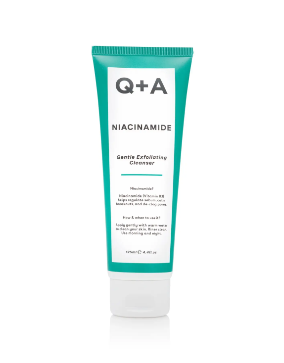 Q+A Niacinamide Gentle Exfoliating Cleanser Очищуючий засіб для обличчя з ніацинамідом, 125 мл