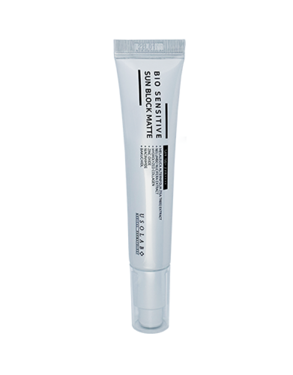 Usolab Bio Sensitive Sun Block Matte омолоджуючий, заспокійливий та матуючий сонцезахисний крем, 50 мл