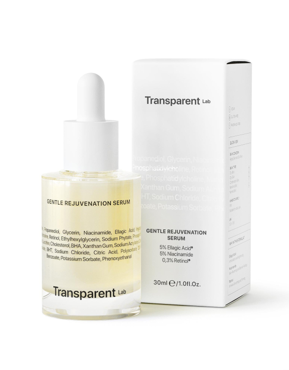 Transparent Lab Gentle Rejuvenation Serum освітлююча антивікова сироватка для обличчя, 30 мл