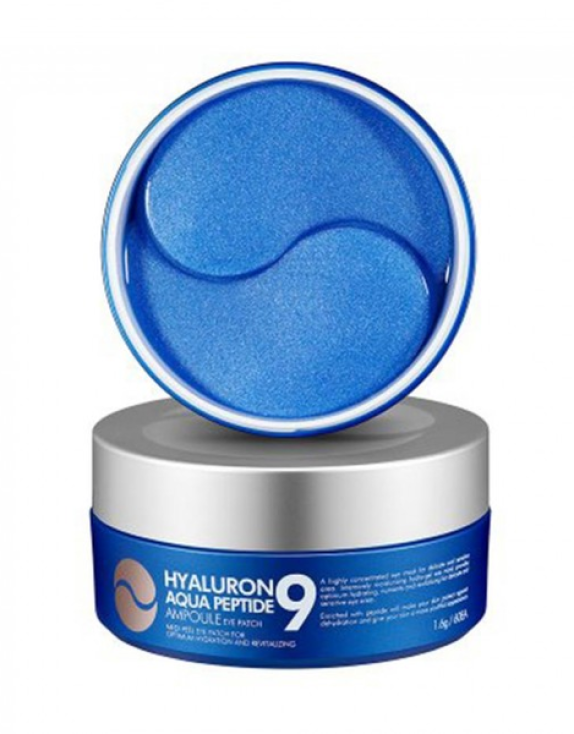 MEDI-PEEL Hyaluron Aqua Peptide Eye Patch Гідрогелеві патчі для шкіри навколо очей з гіалуроновою кислотою та пептидами, 60 шт