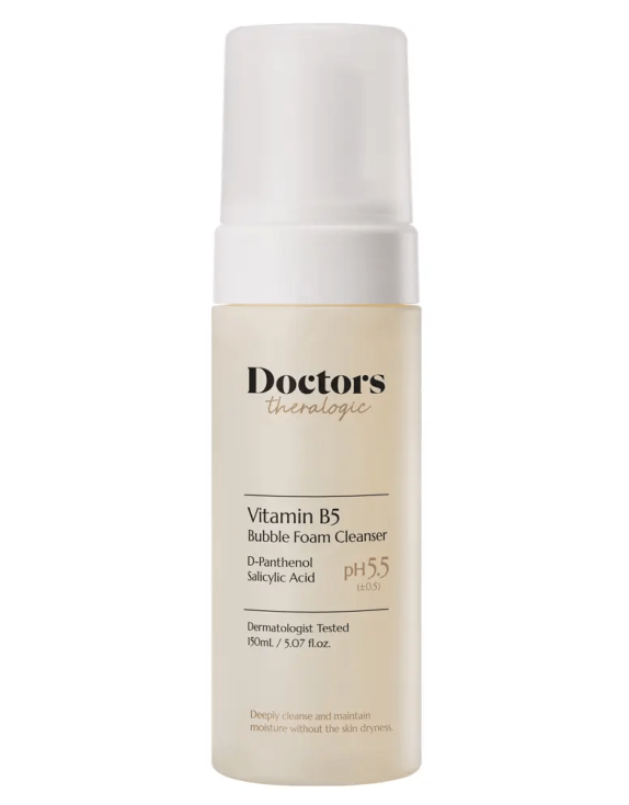 Doctors Vitamin B5 Bubble Foam Cleanser Пінка-мус для очищення обличчя з Д-пантенолом, 150 мл