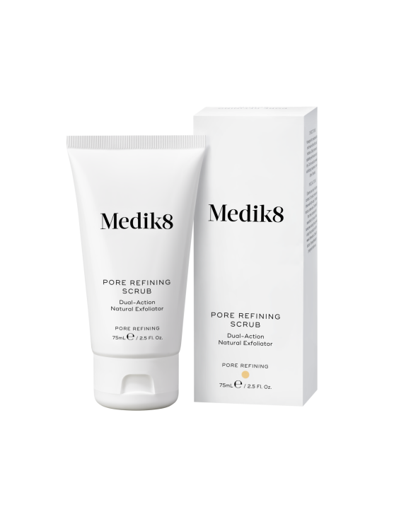 Medik8 Pore Refining Scrub Ензимно-механічний скраб для очищення пор та вирівнювання текстури шкіри, 75 мл