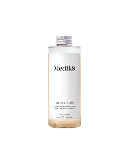 Medik8 Press & Glow Refill Змінний флакон тонера з PHA-кислотами, 200 мл