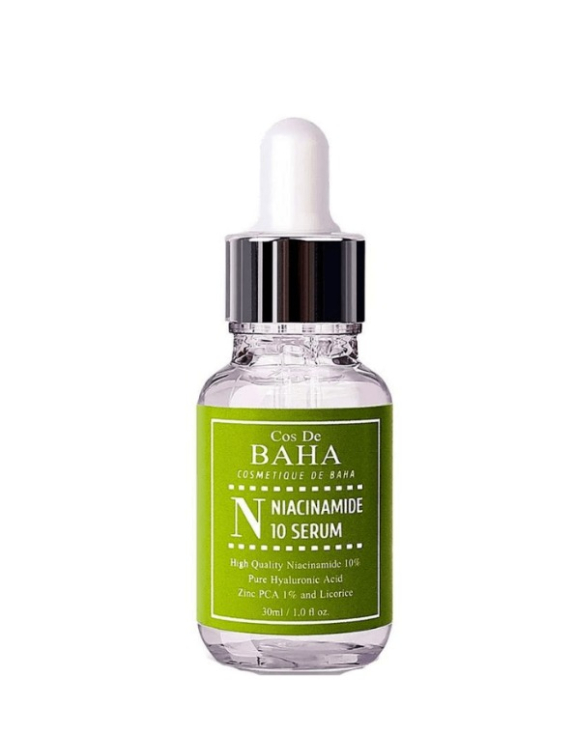 Cos De Baha Niacinamide 10% + Zinc 1% Serum (N) сироватка з ніацинамідом і цинком, 30 мл