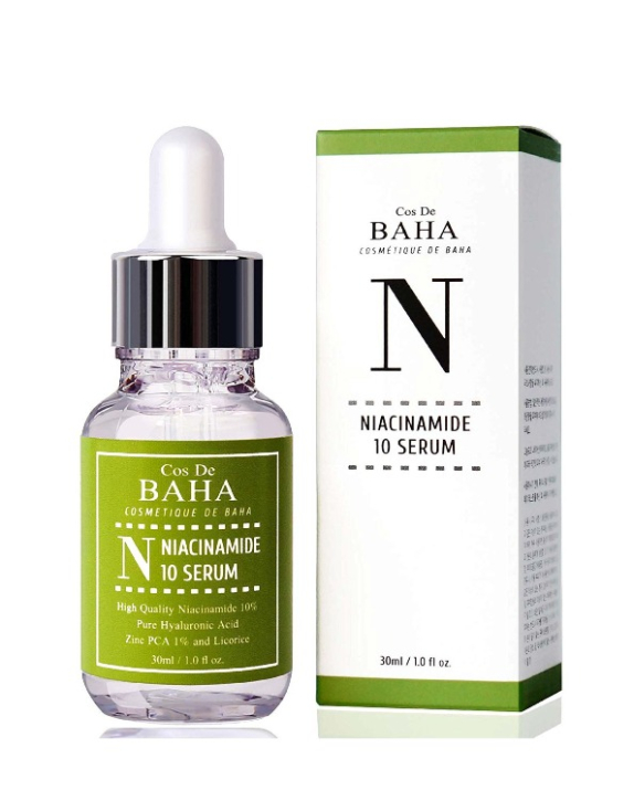 Cos De Baha Niacinamide 10% + Zinc 1% Serum (N) сироватка з ніацинамідом і цинком, 30 мл