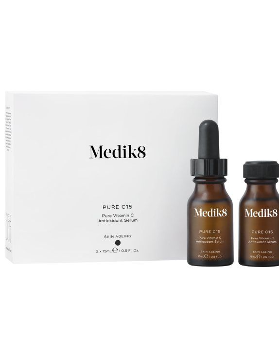 Medik8 Pure C15 Сироватка для обличчя з концентрованим вітаміном C, 2×15 мл