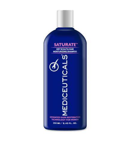 Mediceuticals Saturate Shampoo Зволожуючий шампунь для жінок проти випадіння волосся для сухого волосся, 250 мл