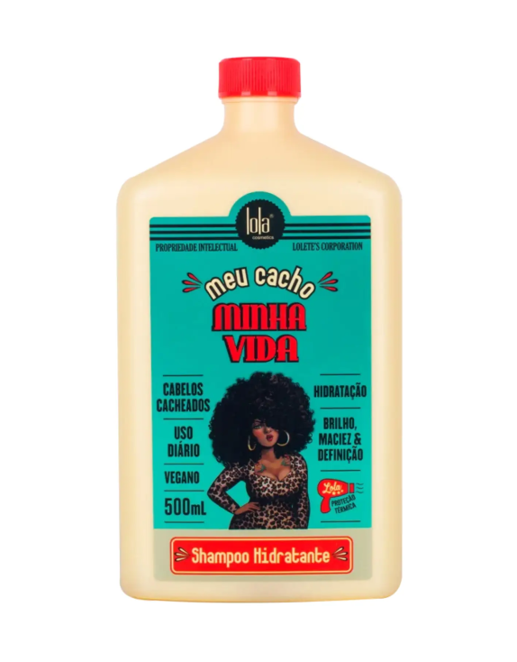 Lola From Rio Meu Cacho Minha Vida Shampoo Зволожуючий шампунь для кучерявого волосся, 500 мл