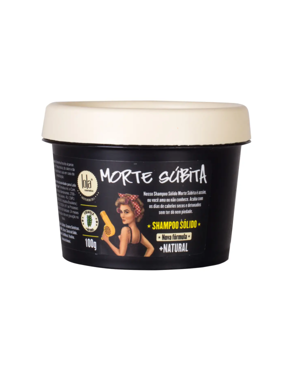 Lola From Rio Morte Súbita Solid Shampoo Твердий зволожуючий шампунь для волосся, 100 г