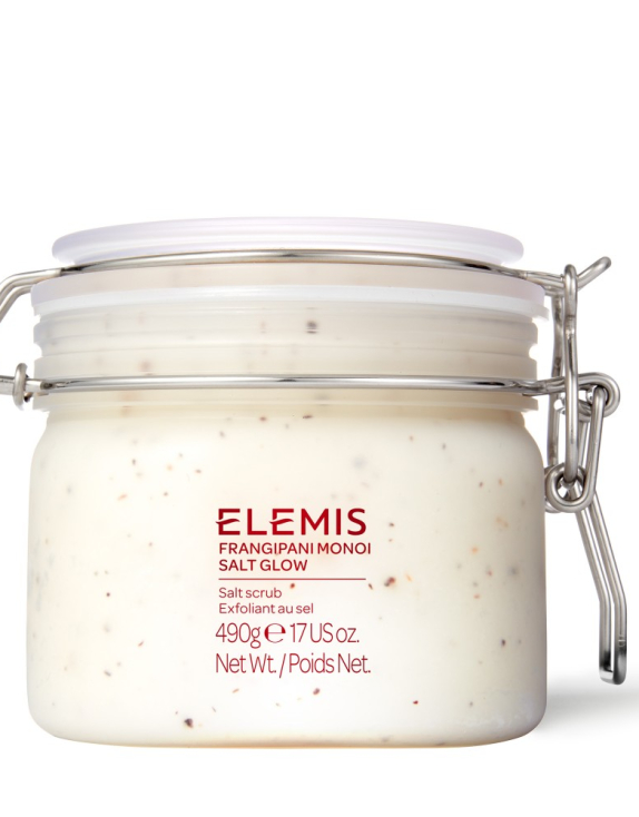 ELEMIS Frangipani Monoi Salt Glow Сольовий скраб для тіла з ароматом франжипані, 490 г