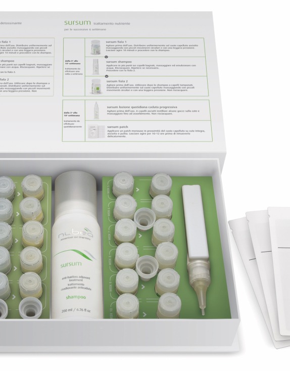 Nubea Sursum Hair Loss Set Набір проти випадіння волосся, 2х200ml, 22х6,5ml, 1х50ml, 1х30шт