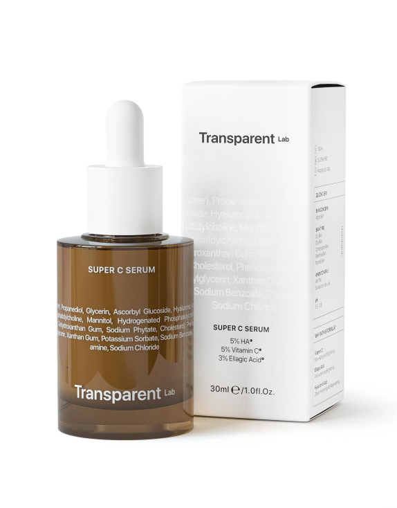 Transparent Lab Super C Serum сироватка для обличчя з вітаміном C проти зморшок, 30 мл