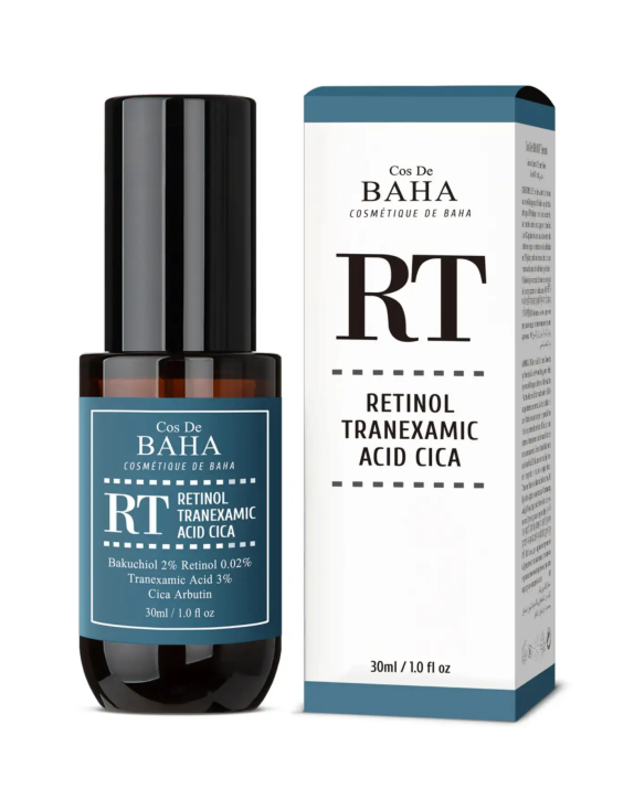 Cos De Baha Retinol & Tranexamic Acid Radiance Boost Serum сироватка з ретинолом і транексамовою кислотою, 30 мл
