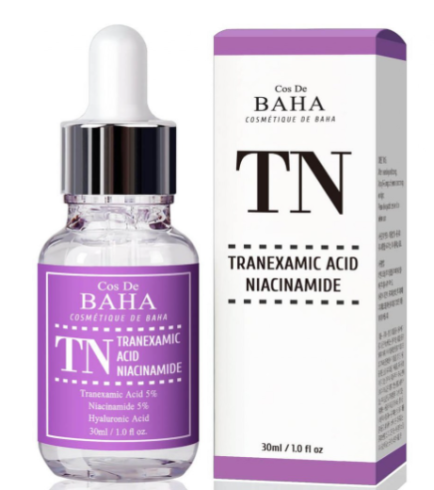 Cos De Baha TN Tranexamic Acid Niacinamide Serum сироватка з транексамовою кислотою 5% для освітлення тону, 30 мл