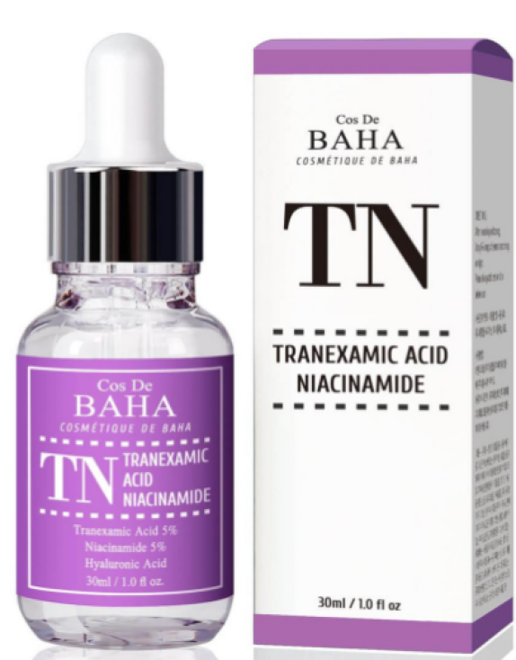 Cos De Baha TN Tranexamic Acid Niacinamide Serum сироватка з транексамовою кислотою 5% для освітлення тону, 30 мл